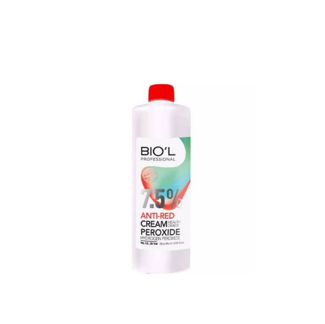 اکسیدان ۷.۵ درصد ضد قرمزی ۱۵۰ میلی لیتری بیول