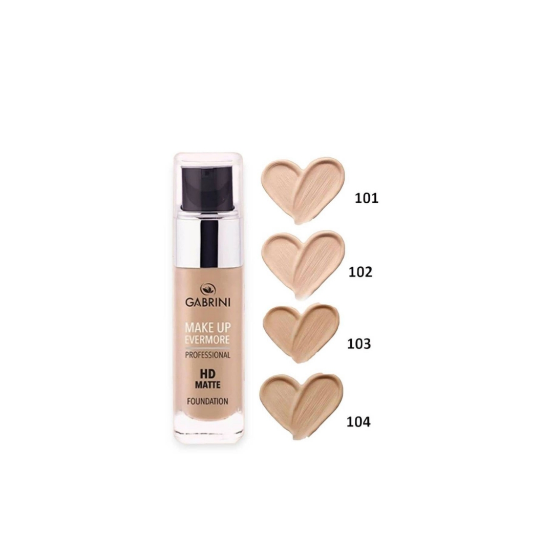 کرم پودر مات شیشه ای گابرینی